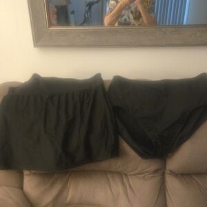 Women's Black Swim Skirt and Bottom